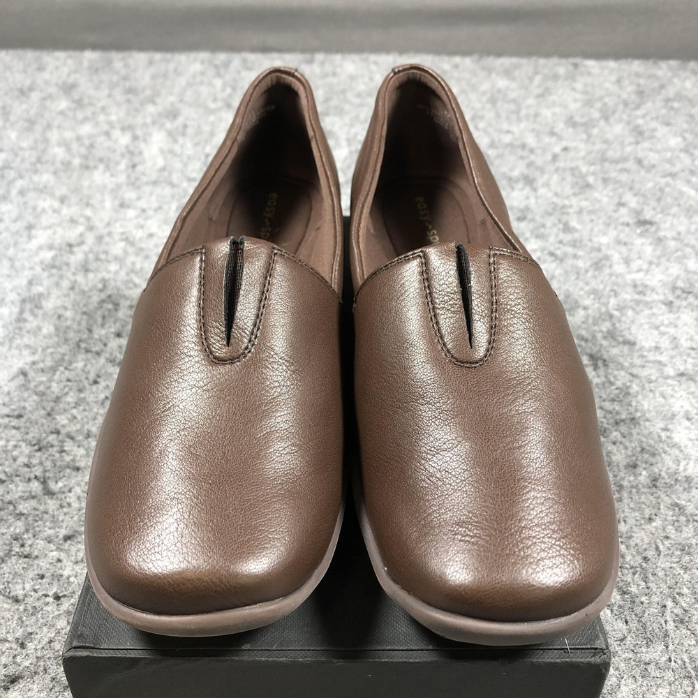 Easy Spirit Searlie 3 Shoes Womens 9 Brown Slip On Comfort Casual Flats - Picture 4 of 16